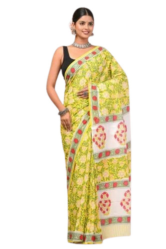Ladies Printed Cotton Sarees