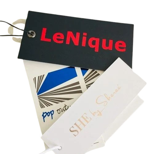 Multicolor Garments Hang Tag