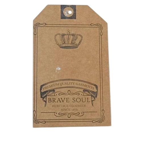 Printed Garments Hang Tag