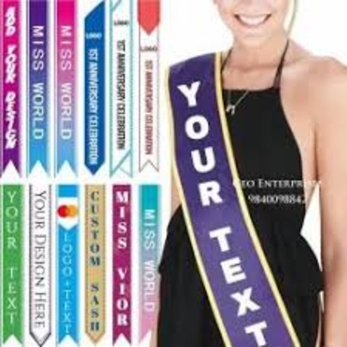 Printed Sashes