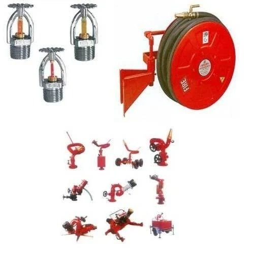 Fire Alarm System - Metal, Red, Electric Power Supply | Red Alarm Light, Suitable for Home, Hotel, Industry, Office