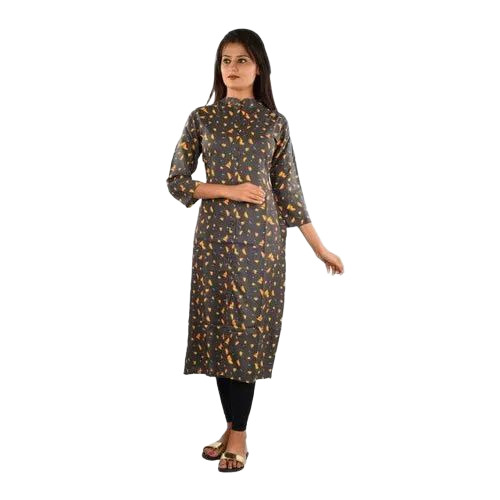 Ladies Printed Rayon Kurtis