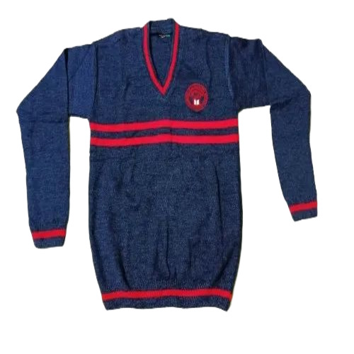 Navy Striped School Sweater