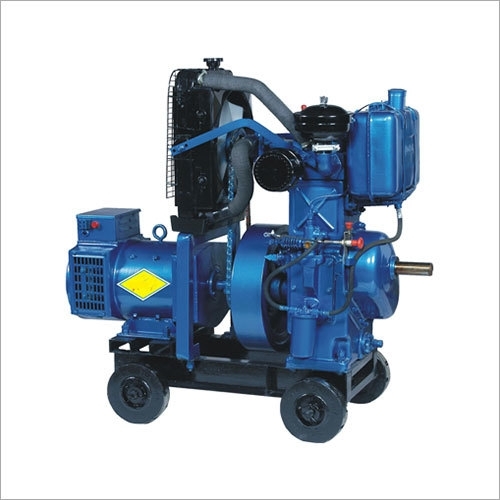 Non Silent Diesel Generator Set - Blue, 220-440 Volt, 1 Year Warranty | Long Life, High Reliability