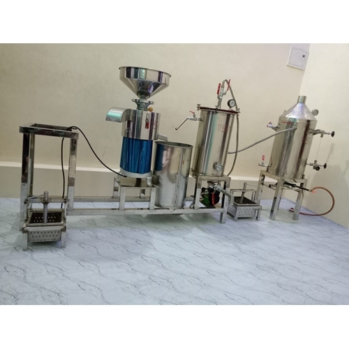 स्टेनलेस स्टील 150lph सोयाबीन दूध प्लांट