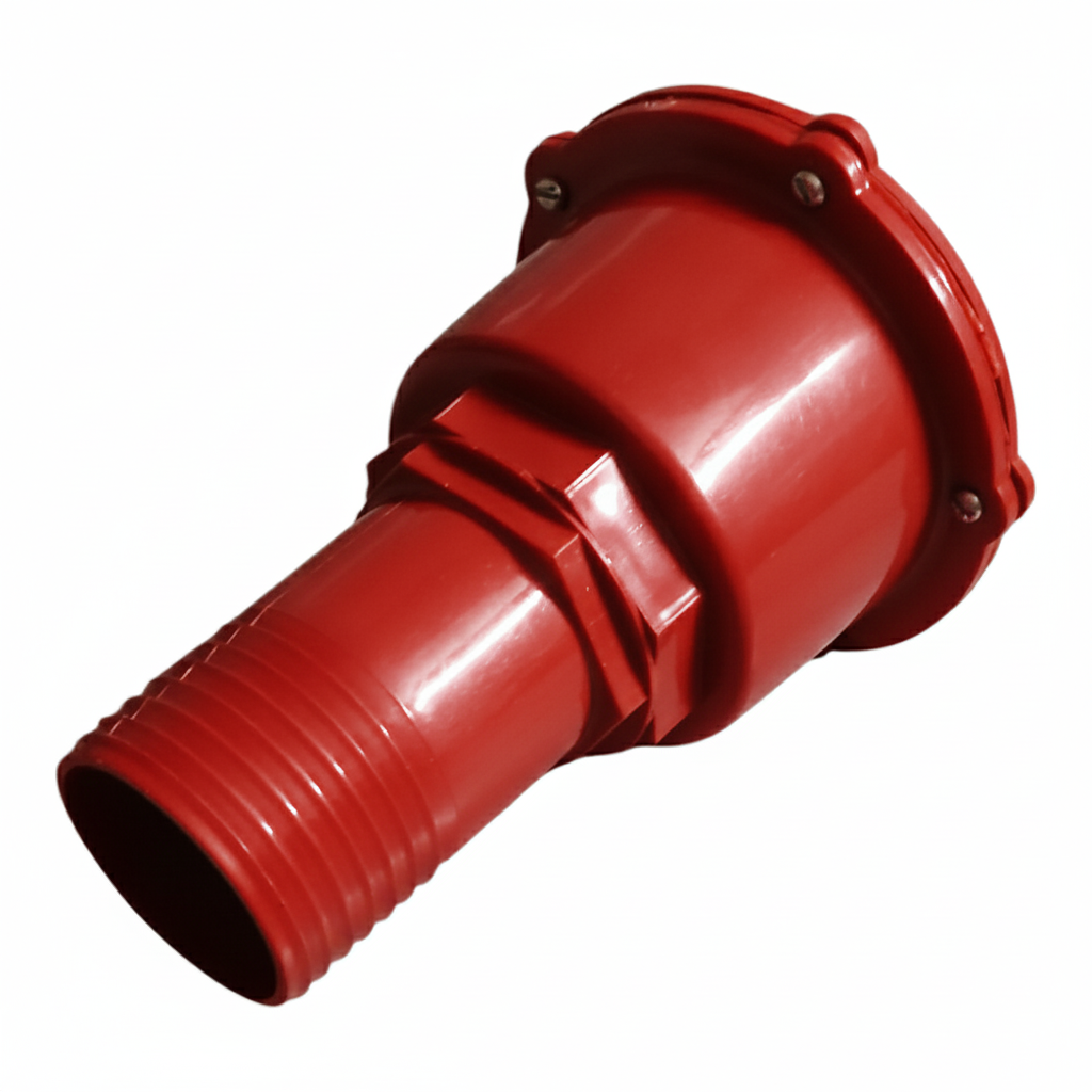 3" Pvc Foot Valve - Color: Red