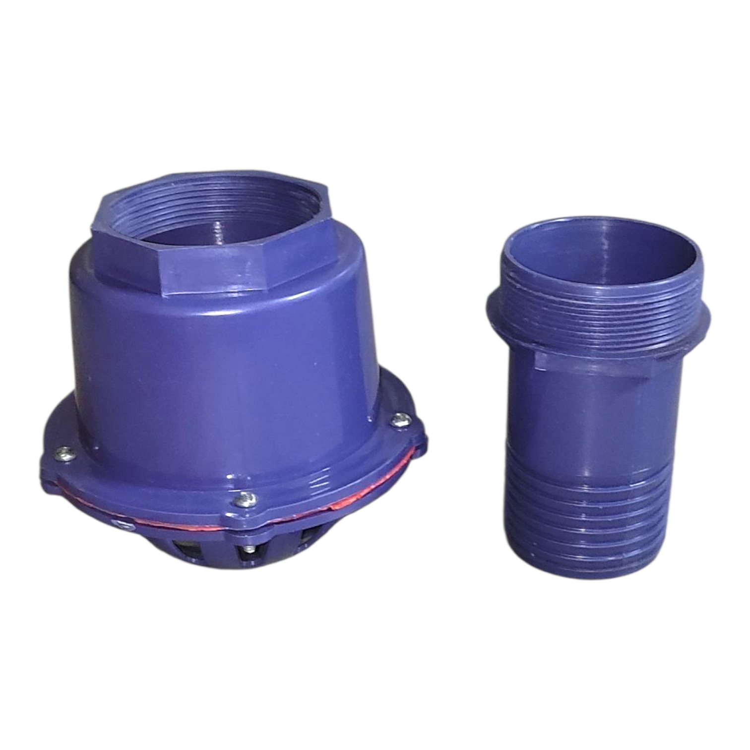 3 Pvc Foot Valve - Color: Blue