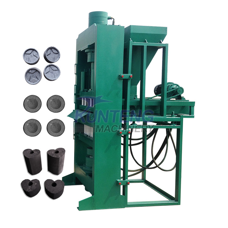 Barbecue Charcoal Water Smoke Charcoal Pressing Machine - Briquette Size: Customized