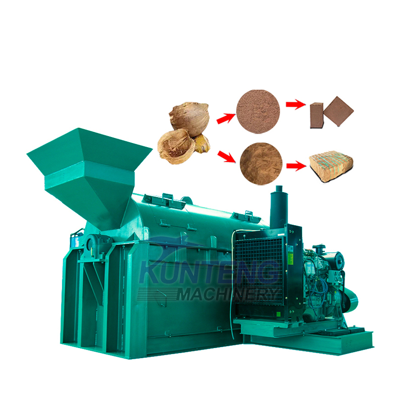Coconut Shell Fiber Extraction Machine, Coconut Fiber Particle Manufacturing And Shredding Machine