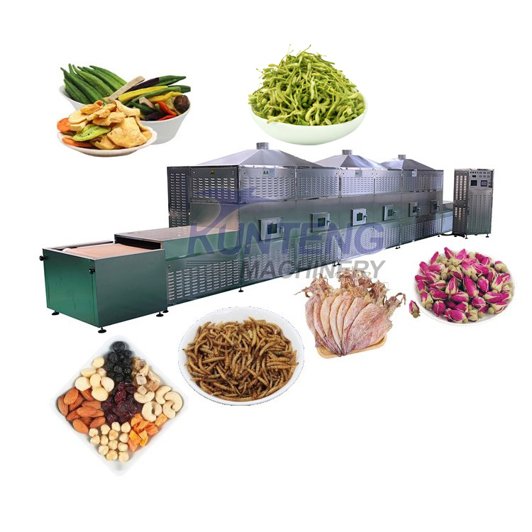Spice Microwave Dryer Seafood And Tea Drying And Sterilization Equipment - Color: Customized