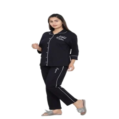 Ladies Cotton Sinker Nightsuit