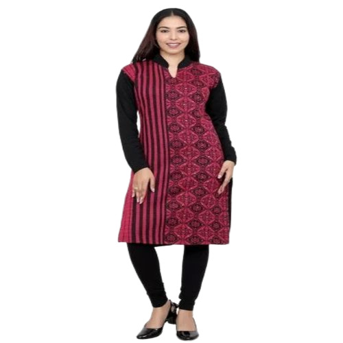 Ladies Embroidered Woolen Kurti