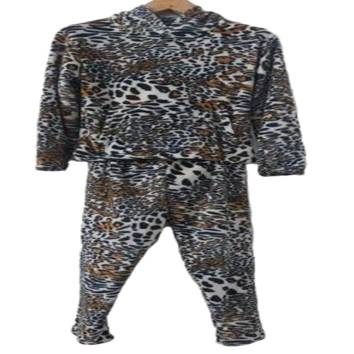 Ladies Printed Winter Night Dress