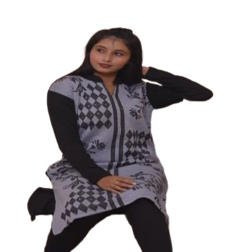 Ladies Printed Woolen Kurti