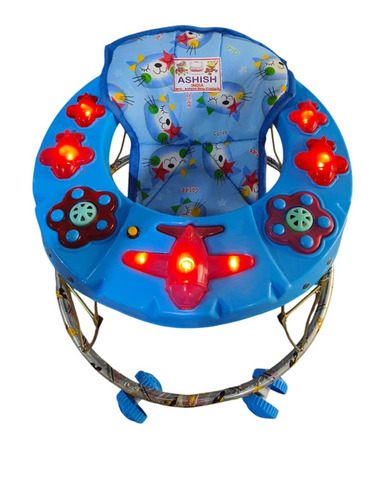Plastic Blue Baby Musical Walker