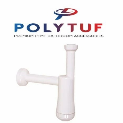 Polytuf White PVC Bottle Trap