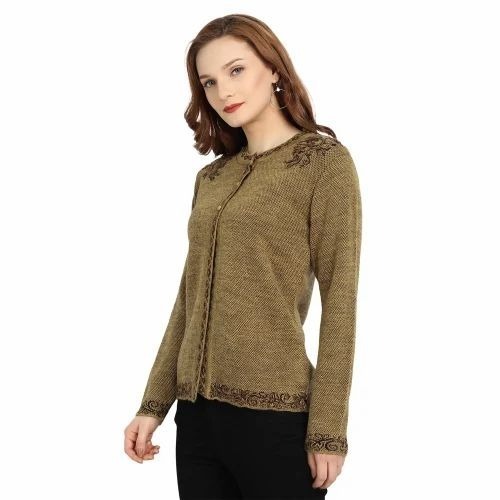 Round Ladies Cardigan Sweater