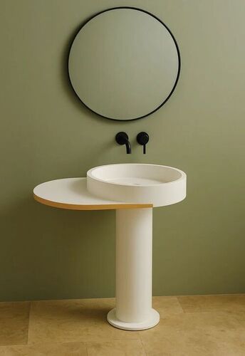 Stylist Modern Pedestal Bathroom Sink