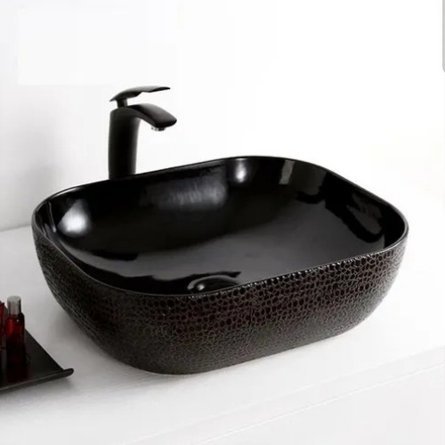 Black Ceramic Wash Basin