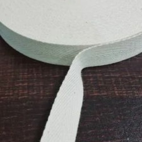 Bleach white twill tape
