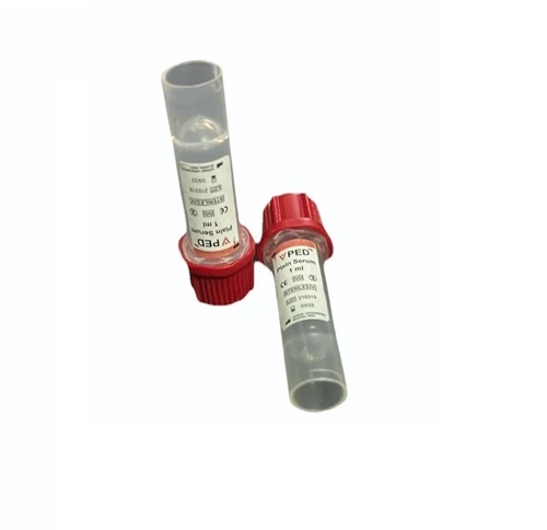 Plain Serum Non Vacuum Single Cap Blood Collection Tube
