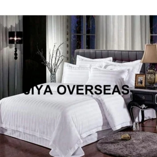 Plain White Hotel Bed Sheet