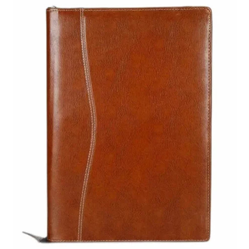 Brown Rexine Executive File Folders