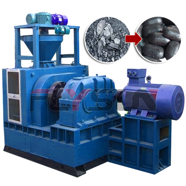 Hydraulic Briquette Ball Press Machine For Processing Coal Dust Mineral Powder Charconal Fines And Iron Ore - Briquette Size: Customizable