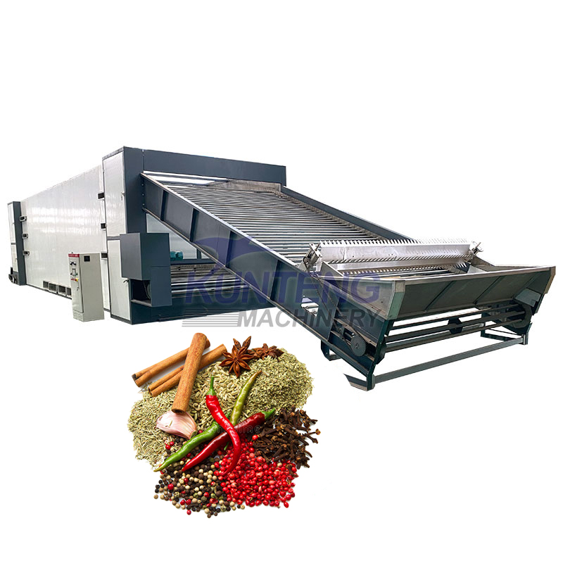 Industrial Herb And Spice Dryer Mesh Belt Rosemary Dryer - Color: Customized