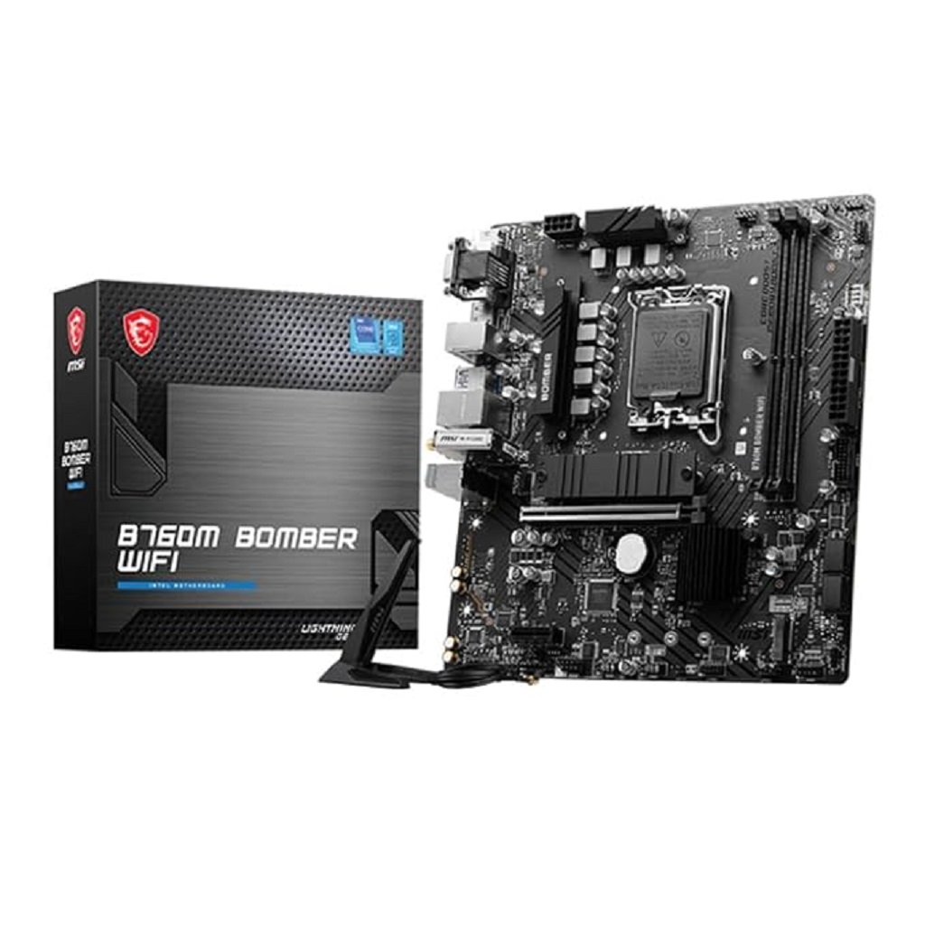 Msi B760M Bomber Wifi Motherboard Micro Atx - Application: Windows
