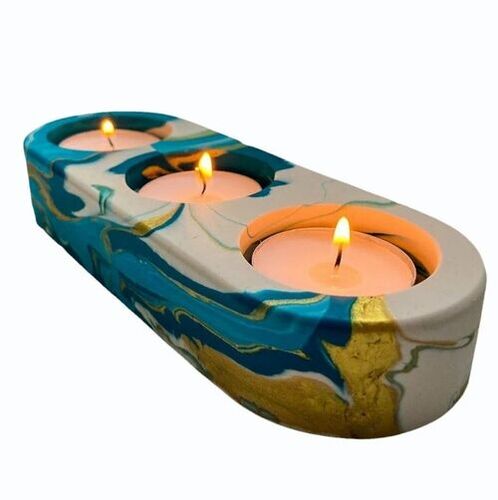 4cm Stone Candle Holder