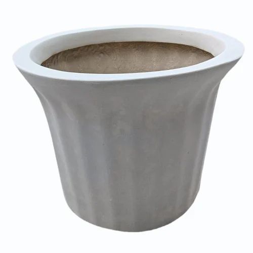 8 Inch Plain Frp Flower Pot