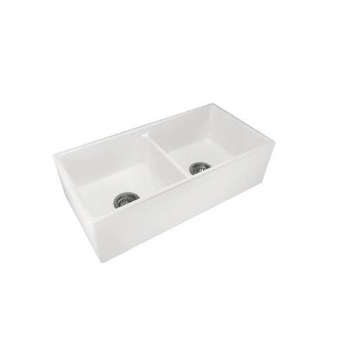 Ceramic Double Bowl Kitchen Sink