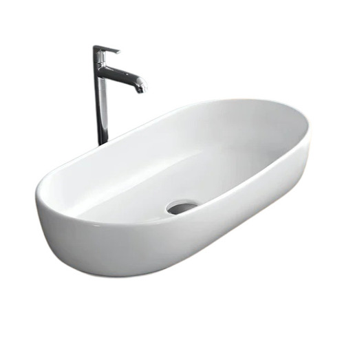 Ceramic Tabletop Oval Wash Basin
