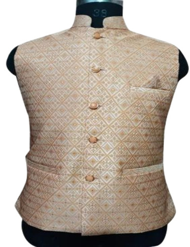 Jacquard Men Nehru Jacket