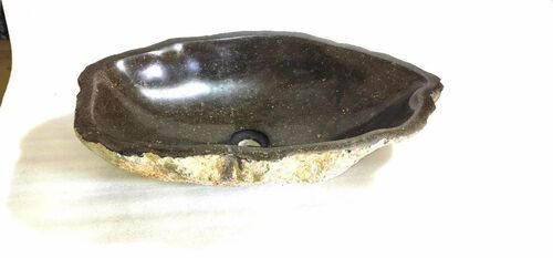 Natural River Stone Wash Basin