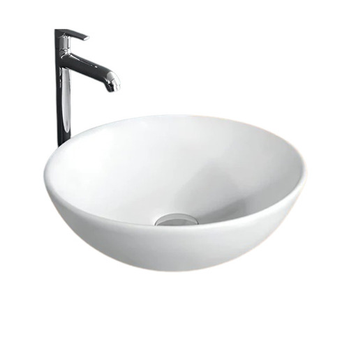 Plain Ceramic Tabletop Round Wash Basin