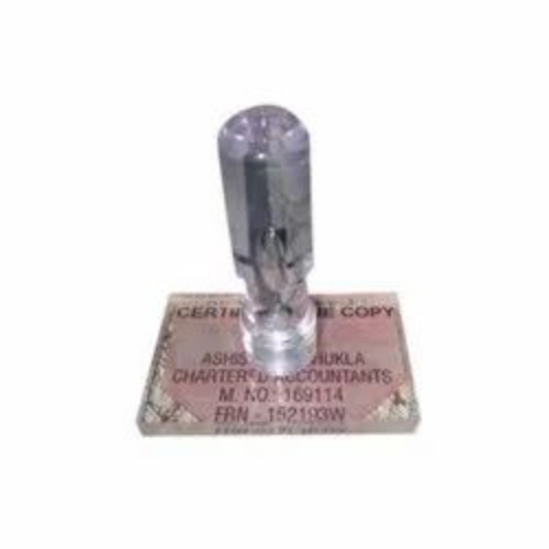 Square Acrylic Rubber Stamp