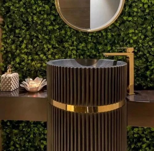 Stone Pedestal Wash Basin