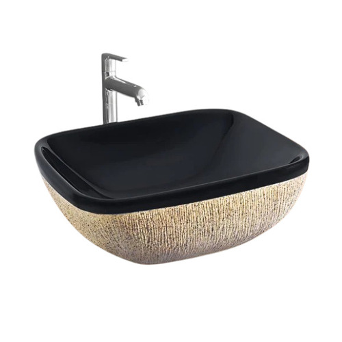Tabletop Ceramic Rectangular Wash Basin