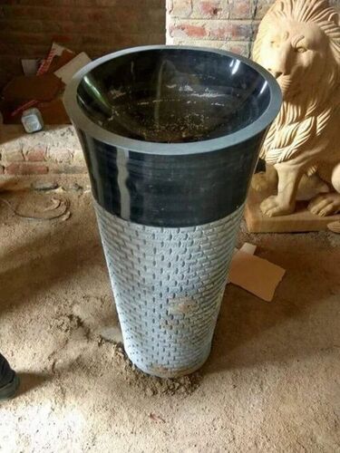 Unique Design Black Stone Wash Basin