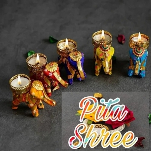 Elephant tea light candle holder