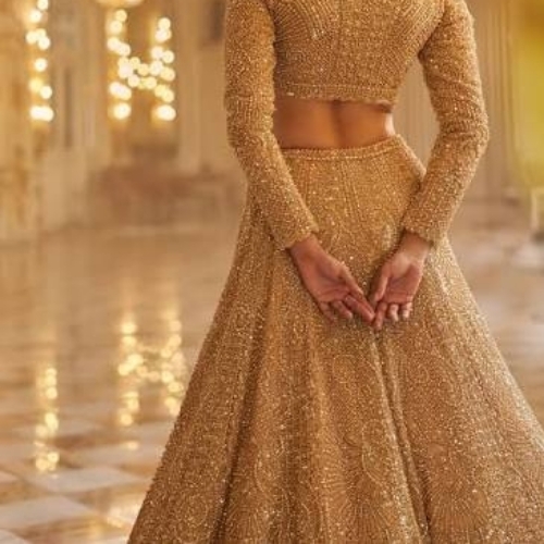 Golden Lehenga
