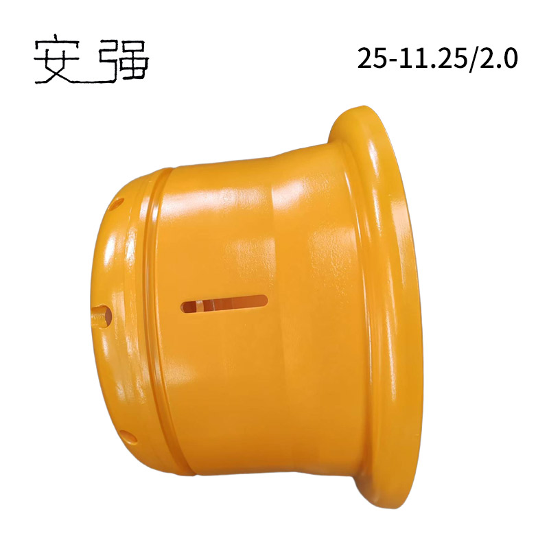 Heavy Duty Profile Steel Wheel Rim - Color: Yellow