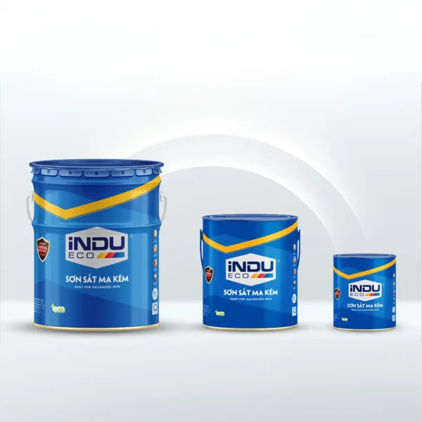 iNDU Eco Galvanized Iron Paint Silver Metallic