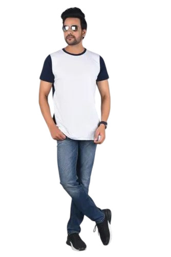 Round Neck White T Shirt