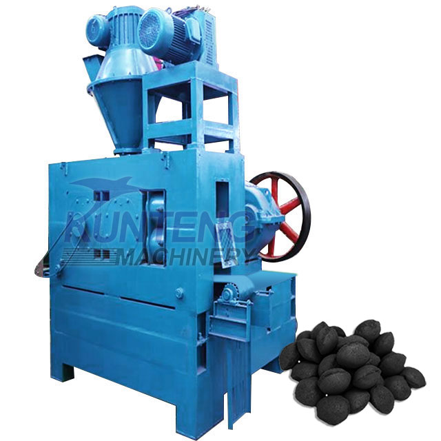 Coal Gangue Ball Press Machine High-Pressure Coal Powder Briquetting Machine - Briquette Size: Customized