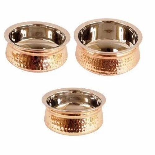 Copper Steel 3 Piece Handi Set