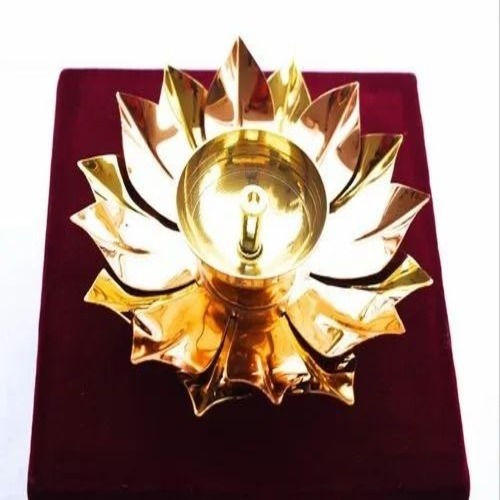 Kamal Patti Akhand Diya With Gift Box