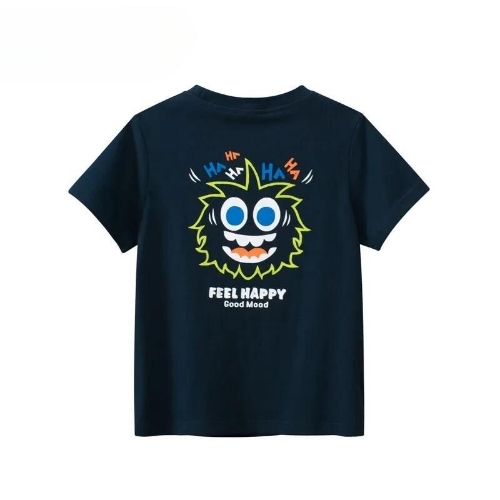Printed T Shirt - Cotton, Customized Size, Multiple Colors | O-Neck, Short Sleeves, Lightweight, Breathable